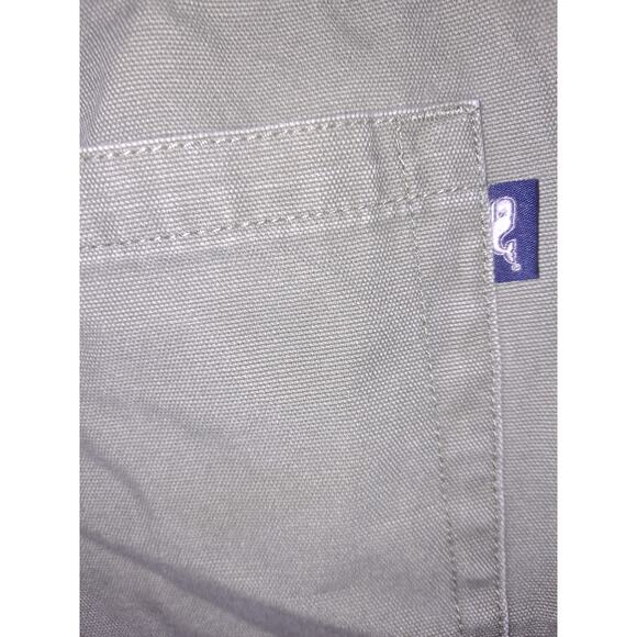 Vineyard Vines Men's Olive‎ Green Canvas 5 Pocket Slim Pants Size 35x32 - Picture 4 of 9